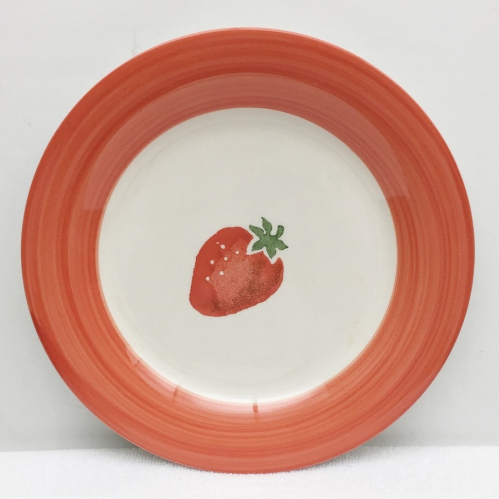 Laura Ashley Summer Fruits STRAWBERRY Dinner Plate - Picture 1 of 3